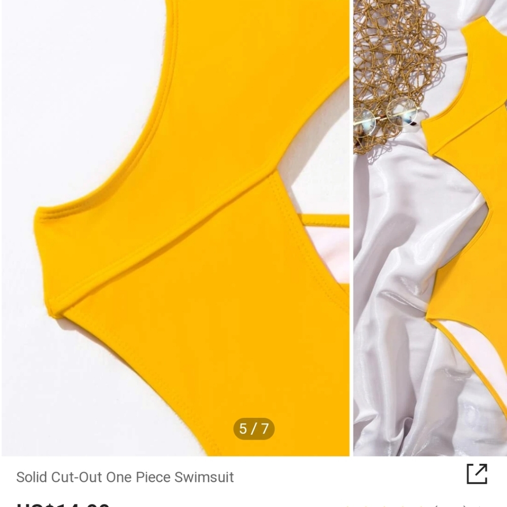 She-In monokini, two: size large and size medium - Picture 9 of 10